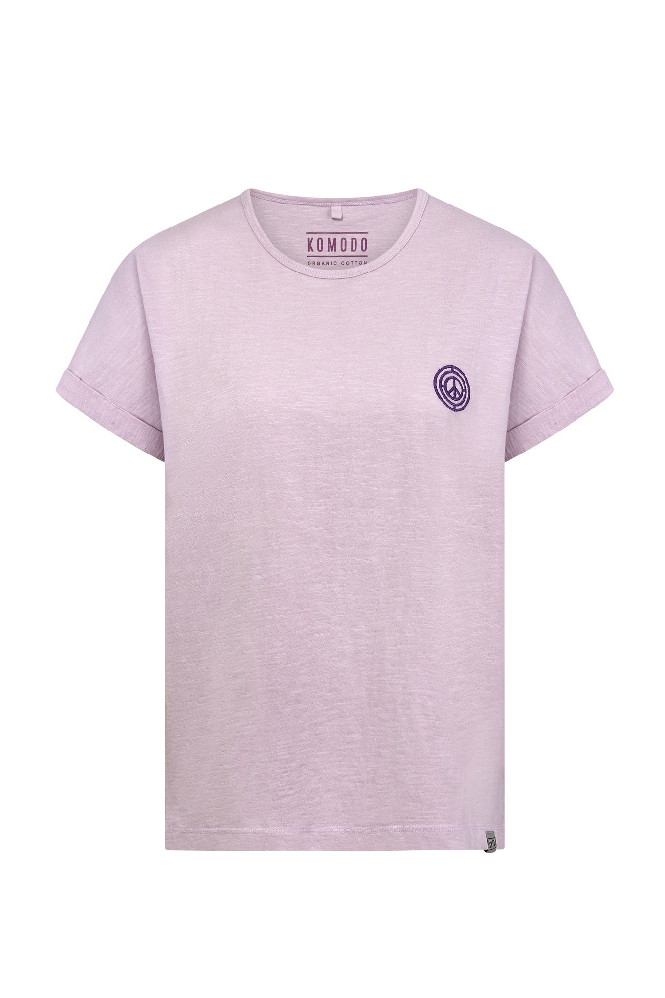 Purple T-shirt SUNRISE made of organic cotton from Komodo