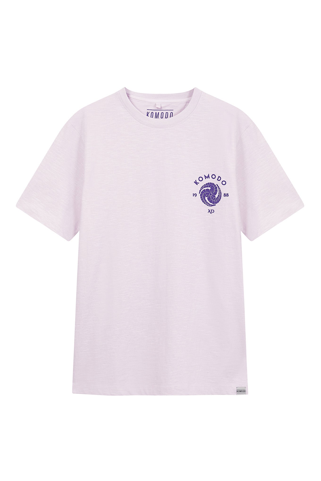 Rosa T-Shirt CREST aus Bio-Baumwolle von Komodo