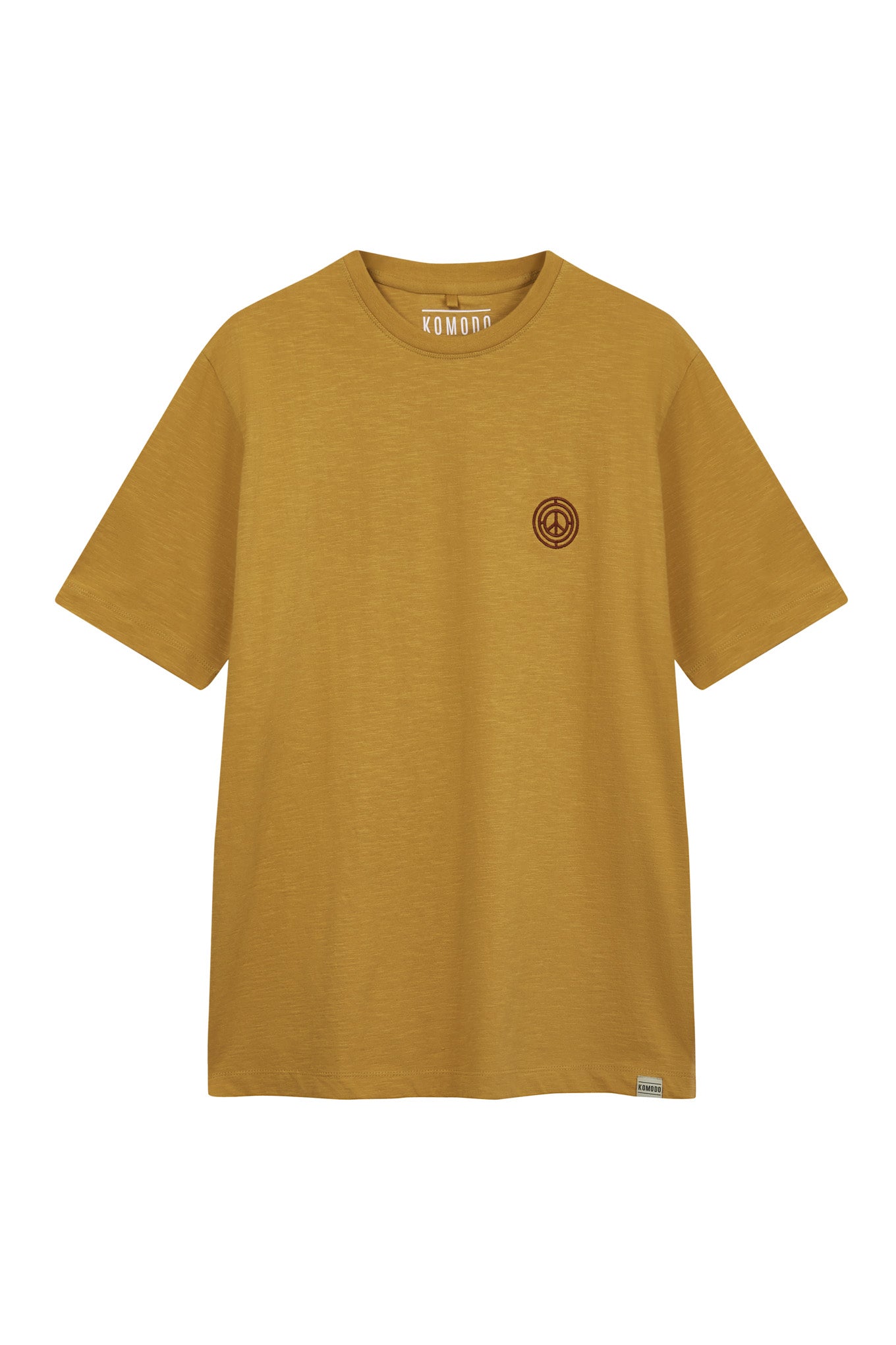 T-shirt jaune KIN en coton biologique de Komodo