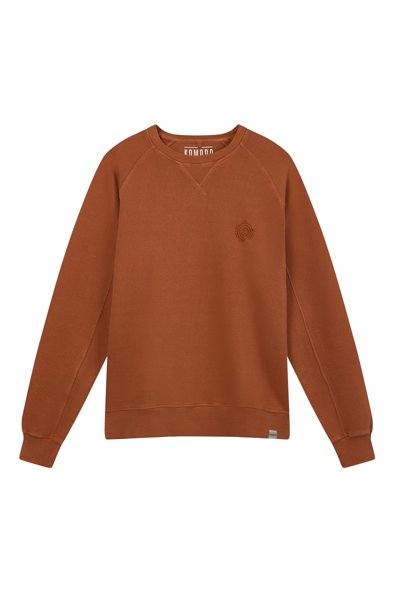 Orangener Sweater ANTON aus Bio-Baumwolle von Komodo