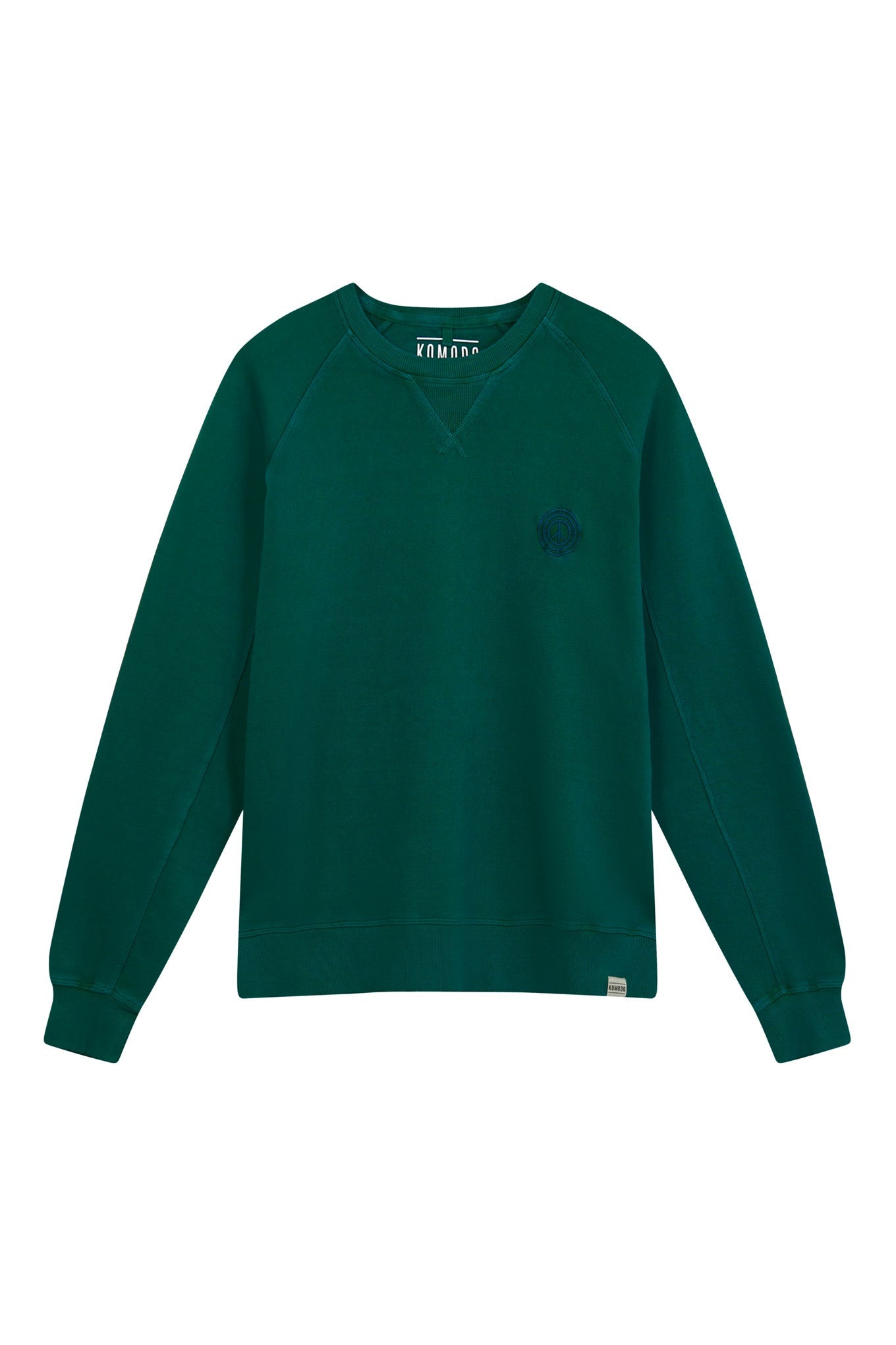 Dunkel-grüner Sweater ANTON aus Bio-Baumwolle von Komodo