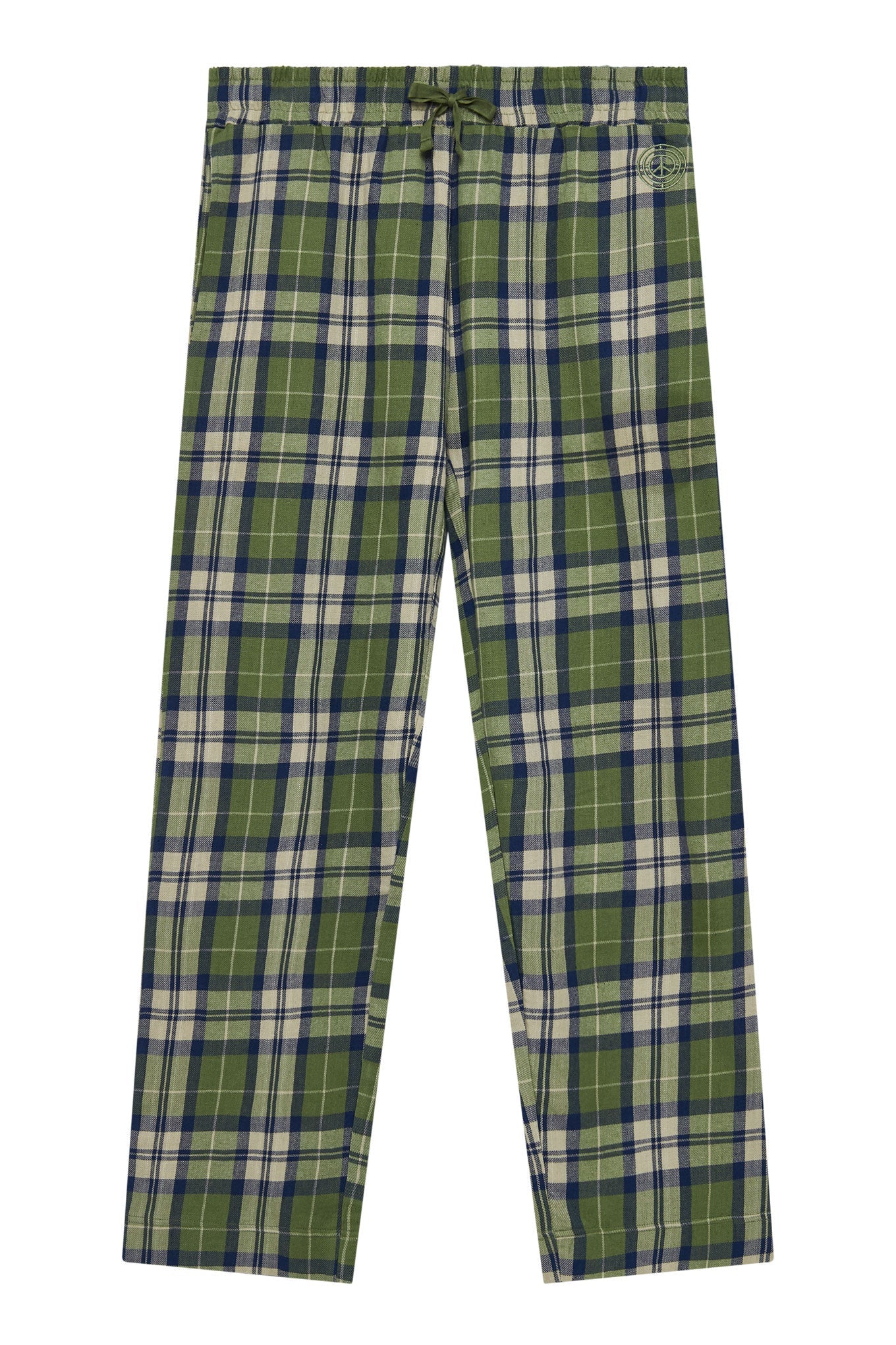 Green pajama set JIM JAM made from 100% organic cotton from Komodo 