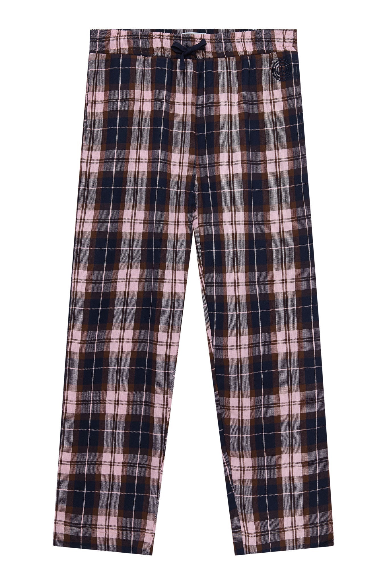 Mauve pajama pants JIM JAM made from 100% organic cotton from Komodo 