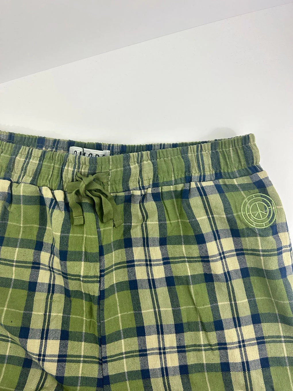Green pajama pants JIM JAM made from 100% organic cotton from Komodo 