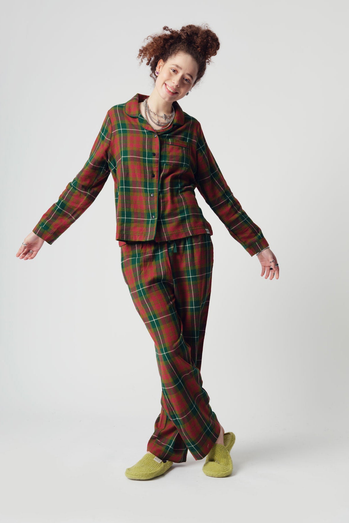 Buntes Pyjama Set JIM JAM aus 100% Bio-Baumwolle von Komodo