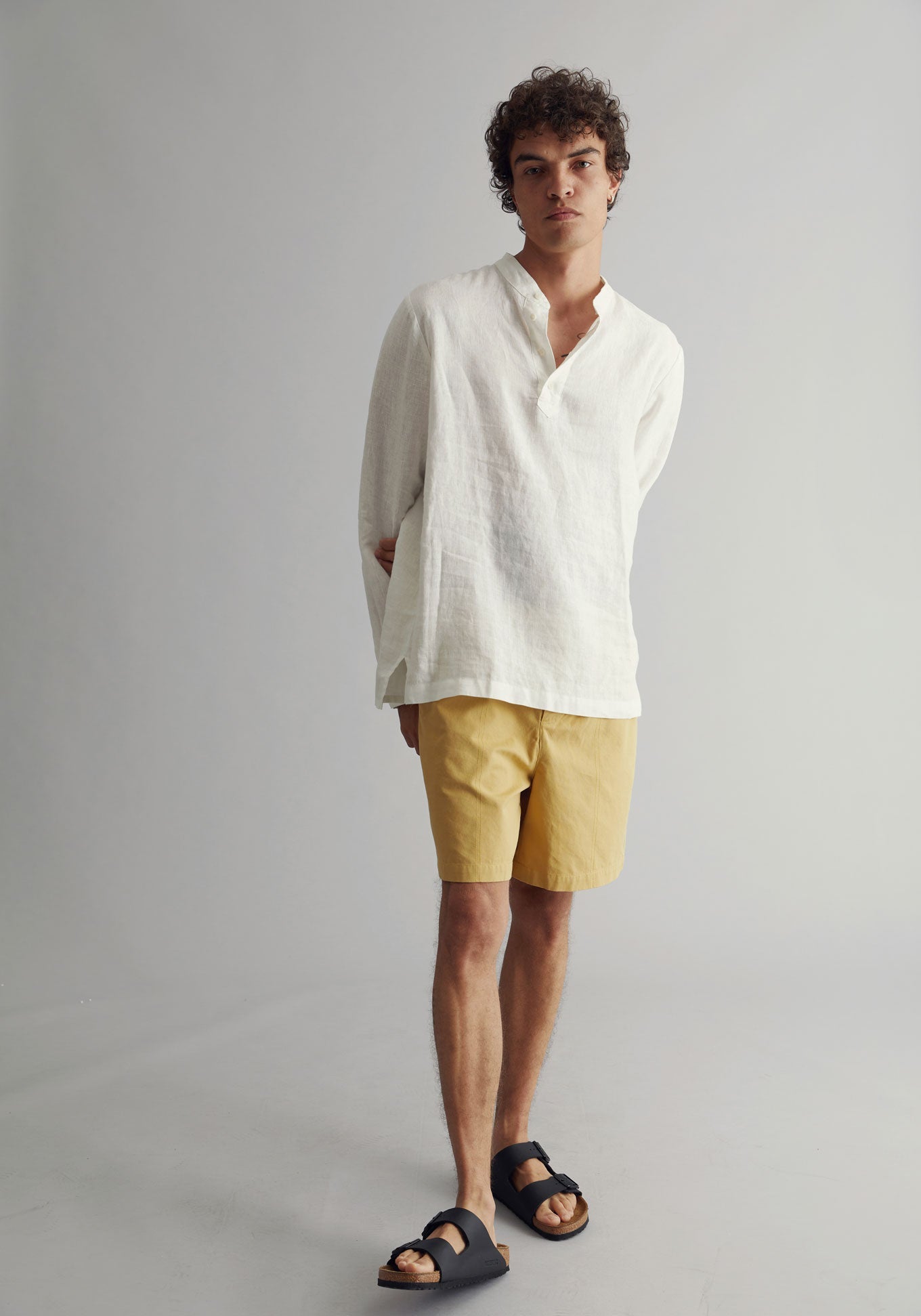 Yellow Mario shorts made from 100% organic cotton from Komodo