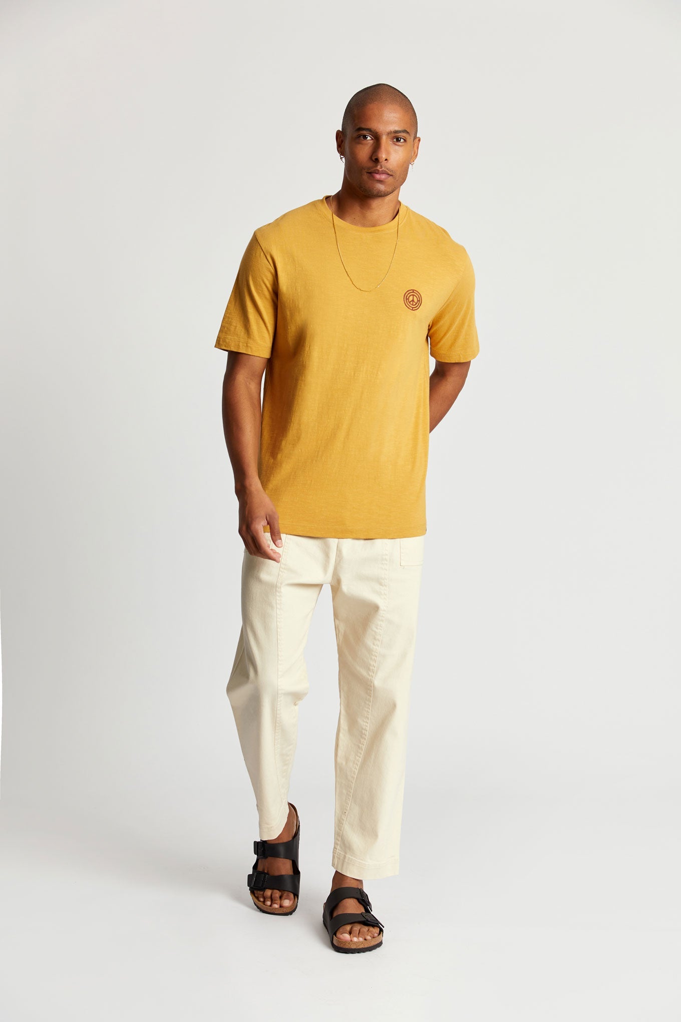 T-shirt jaune KIN en coton biologique de Komodo