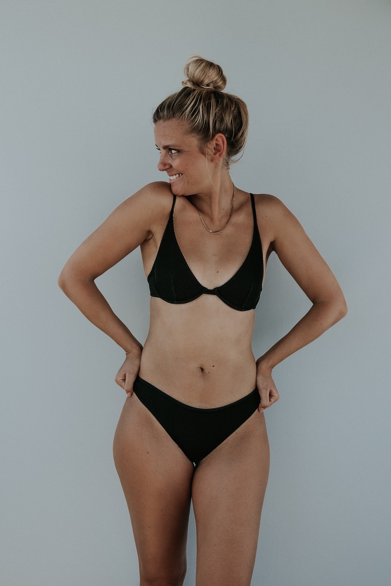 KOA bikini bottom made from recycled polyamide from PURA Clothing