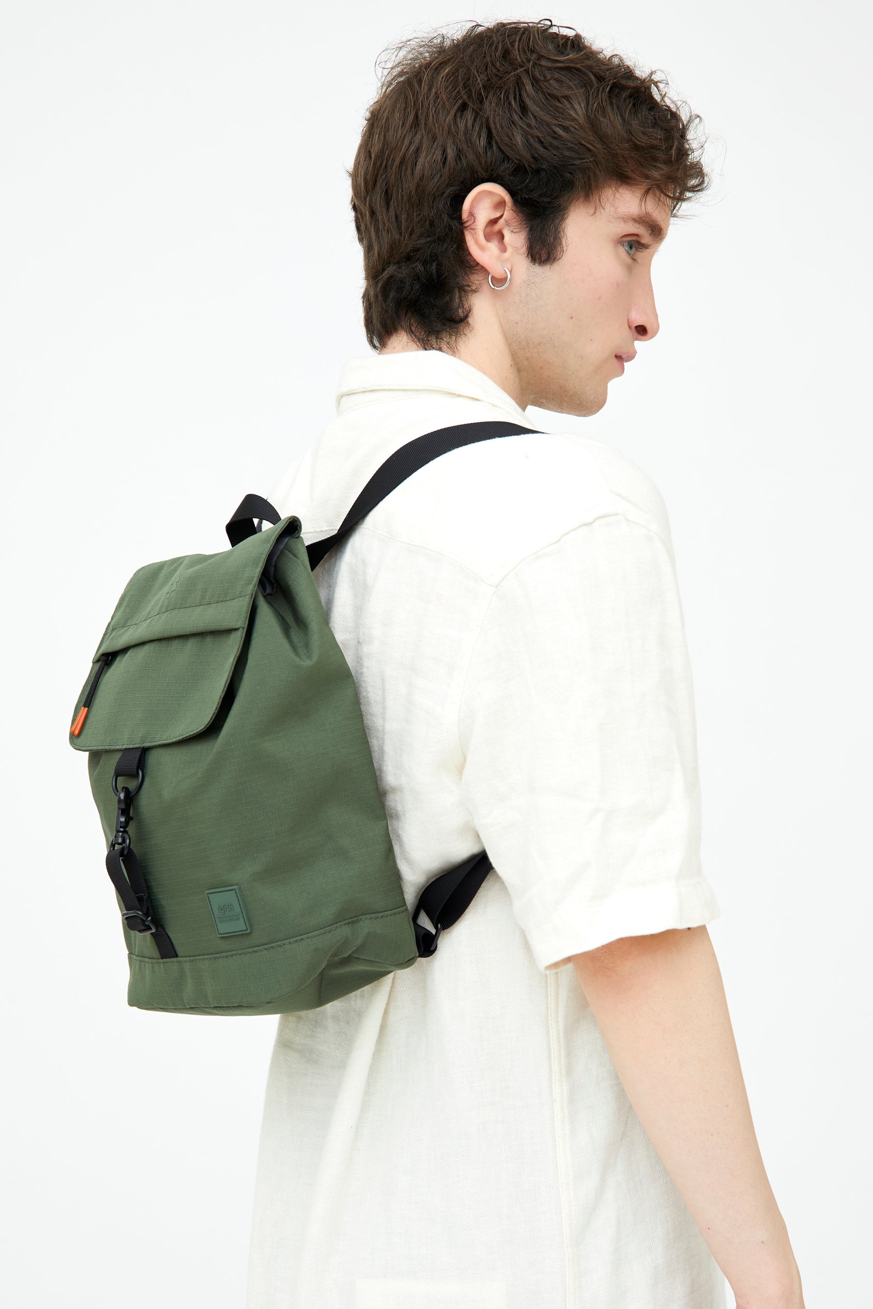 Green Scout Mini Vandra backpack made from recycled PET from Lefrik