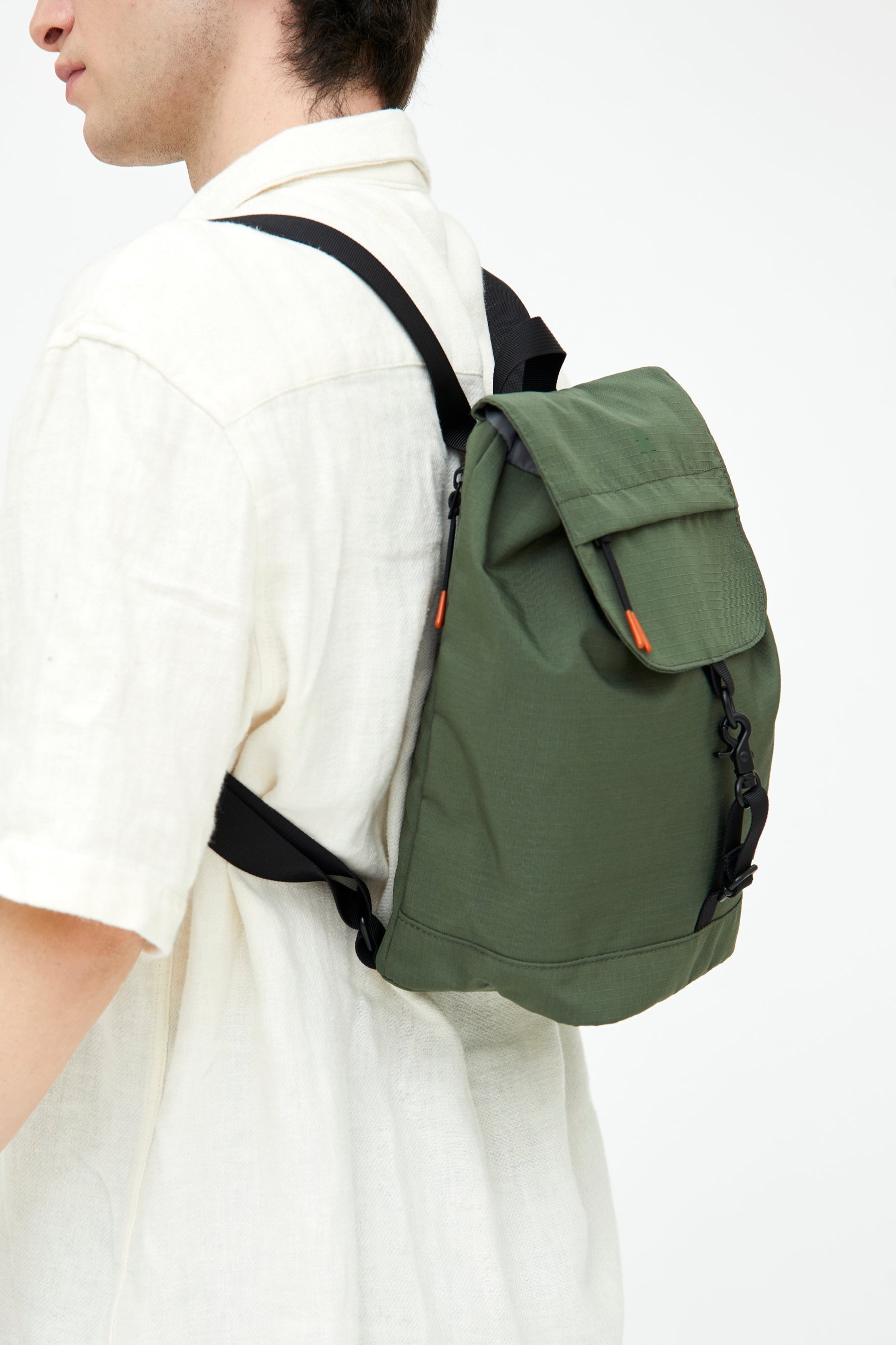 Green Scout Mini Vandra backpack made from recycled PET from Lefrik