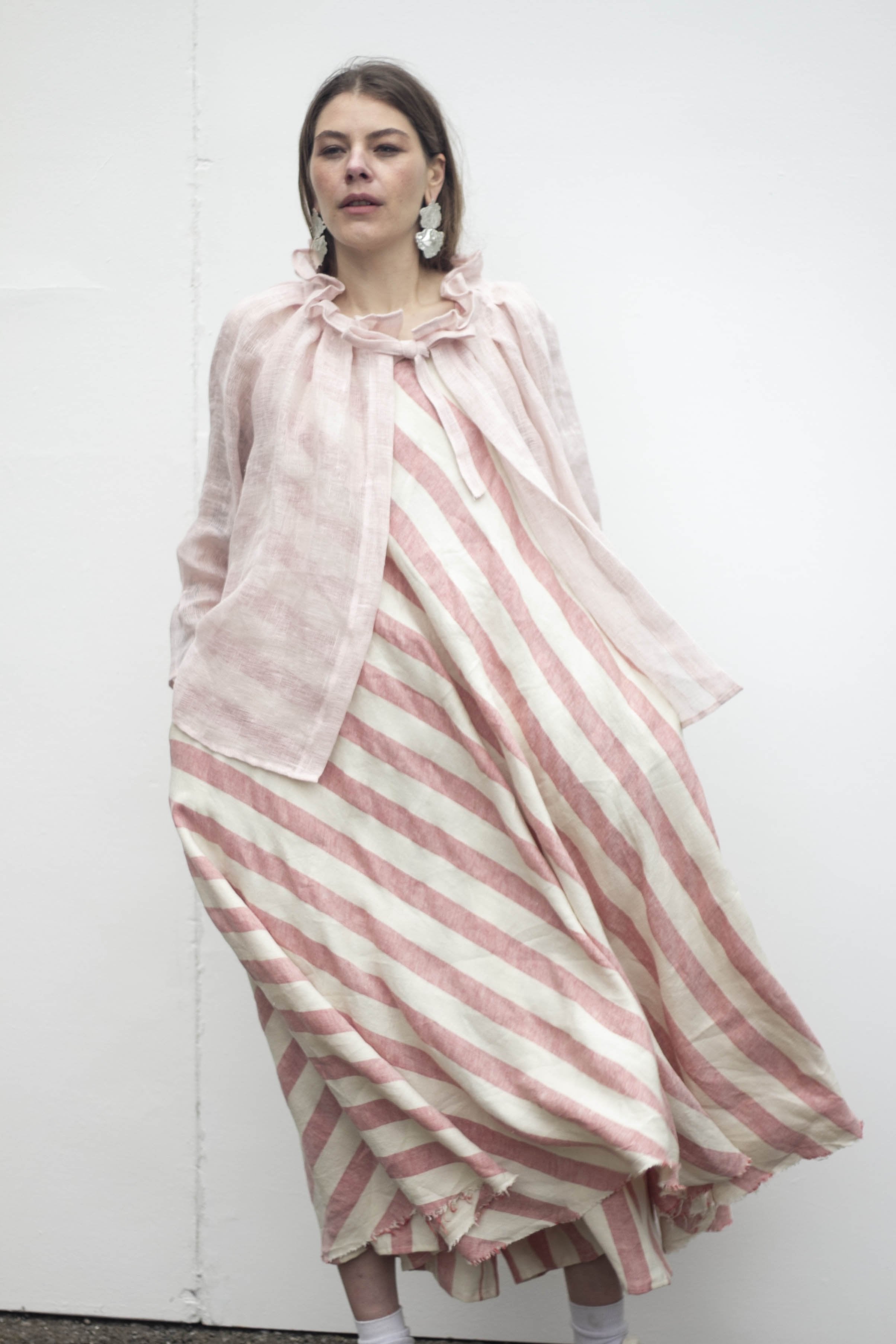 Wende-Kleid "Pretty in Pink" aus 100% Leinen