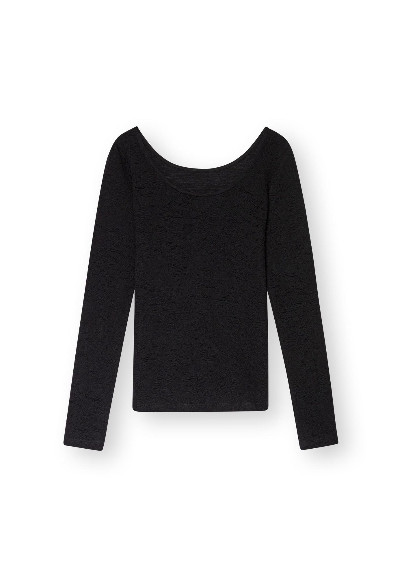 Longsleeve-Shirt OPPLIA in schwarz von LOVJOI aus Bio-Baumwolle