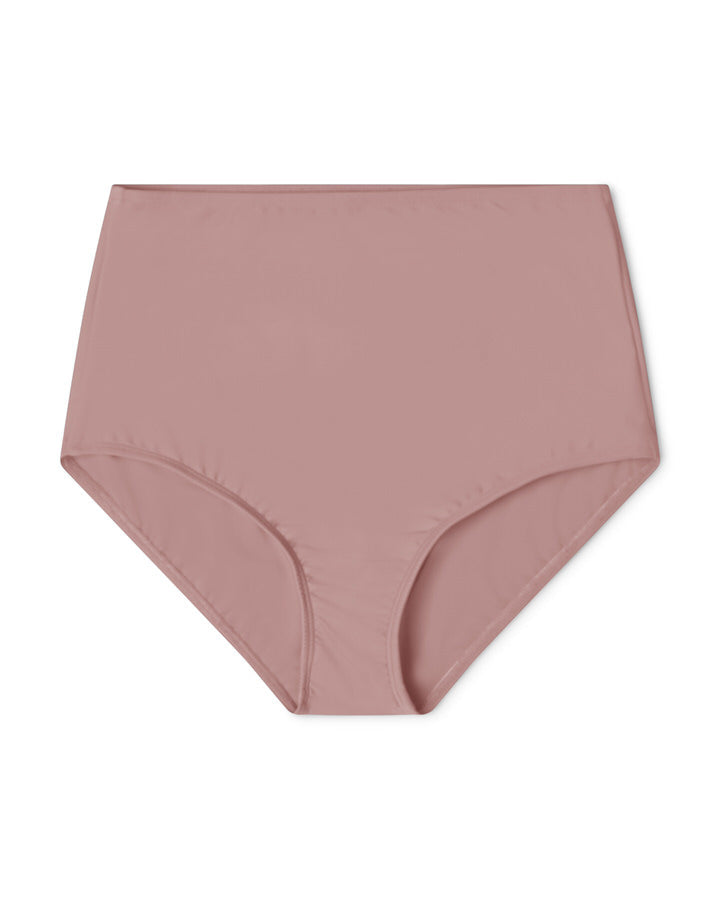 Bas de maillot de bain vieux rose en nylon régénéré ECONYL® de Matona