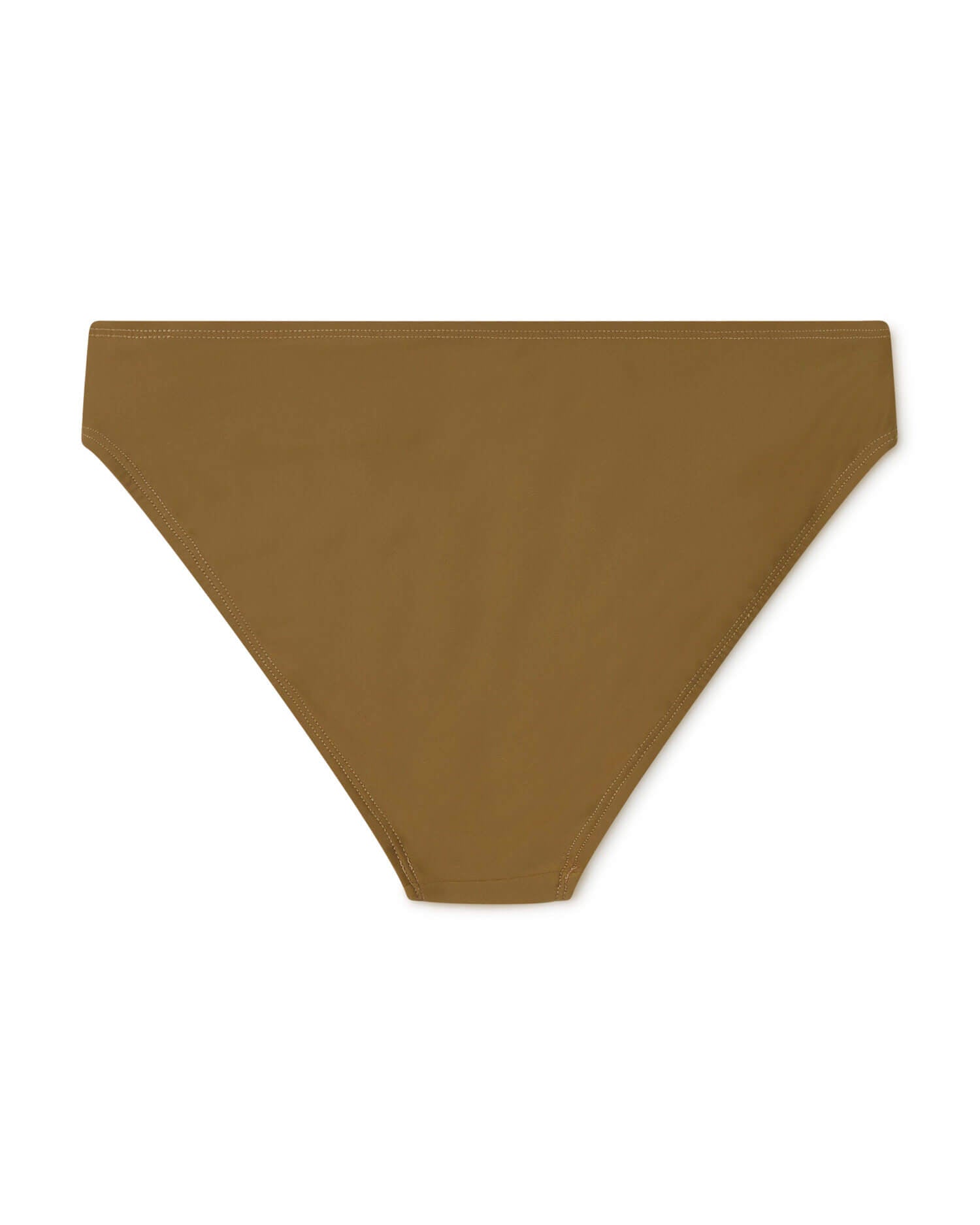 Brown bikini bottom made from recycled polyamide from Matona