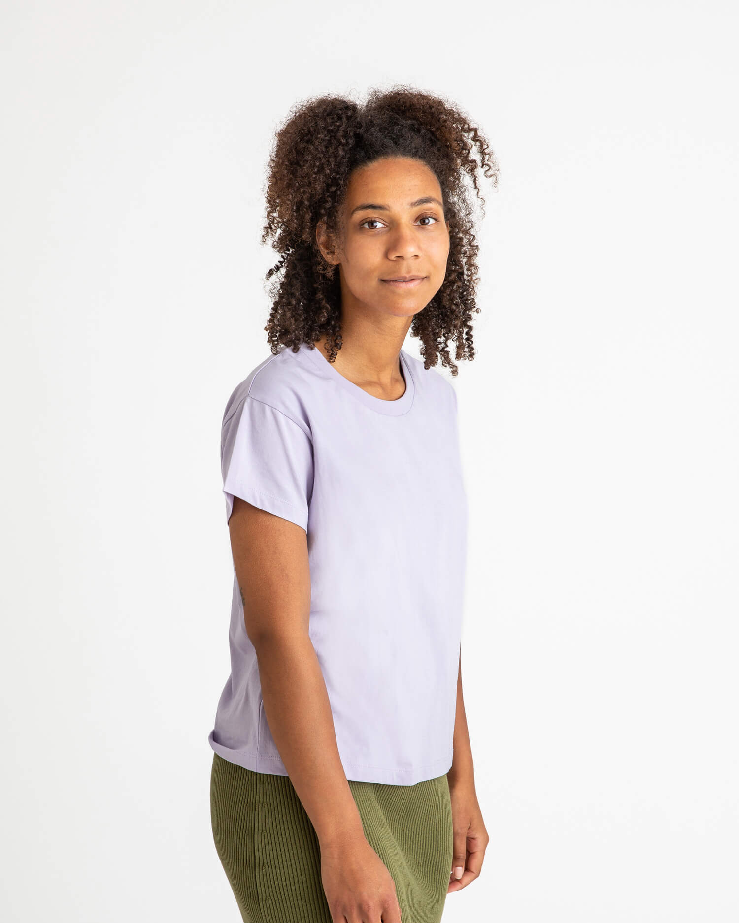 Lila T-Shirt Essential aus 100% Bio-Baumwolle von Matona
