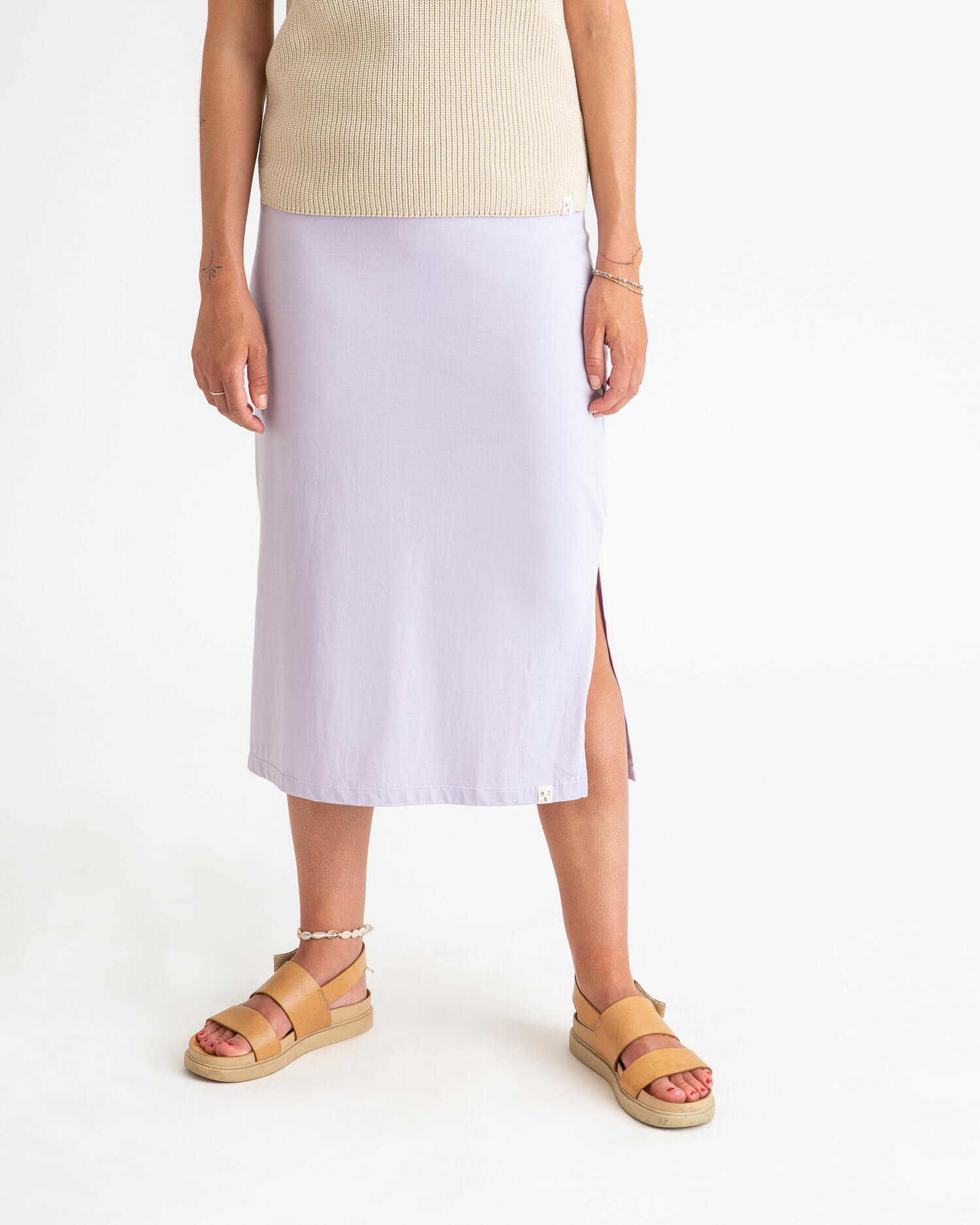 Purple skirt made from 100% organic cotton by Matona