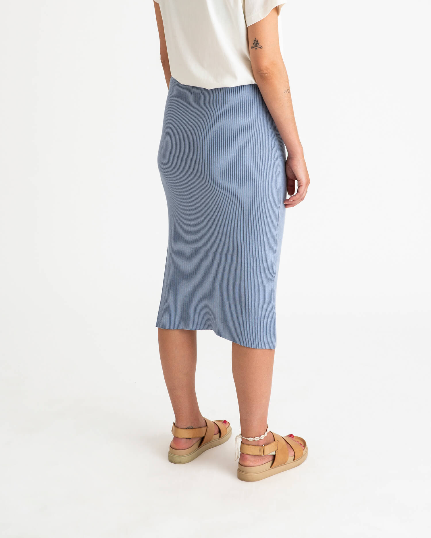 Blue skirt made of 100% organic cotton from Matona