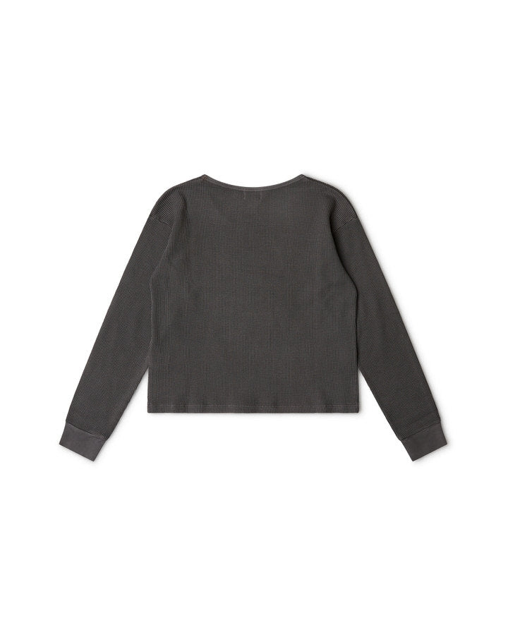 Gray long-sleeved shirt graphite made of cotton from Matona