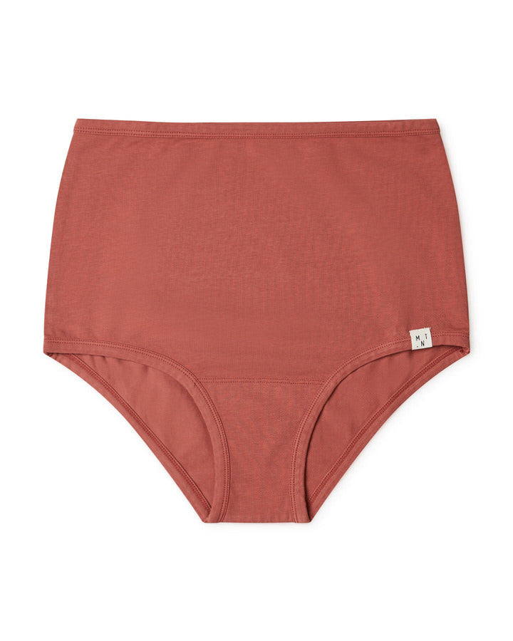 Red rooibos briefs made of organic cotton from Matona