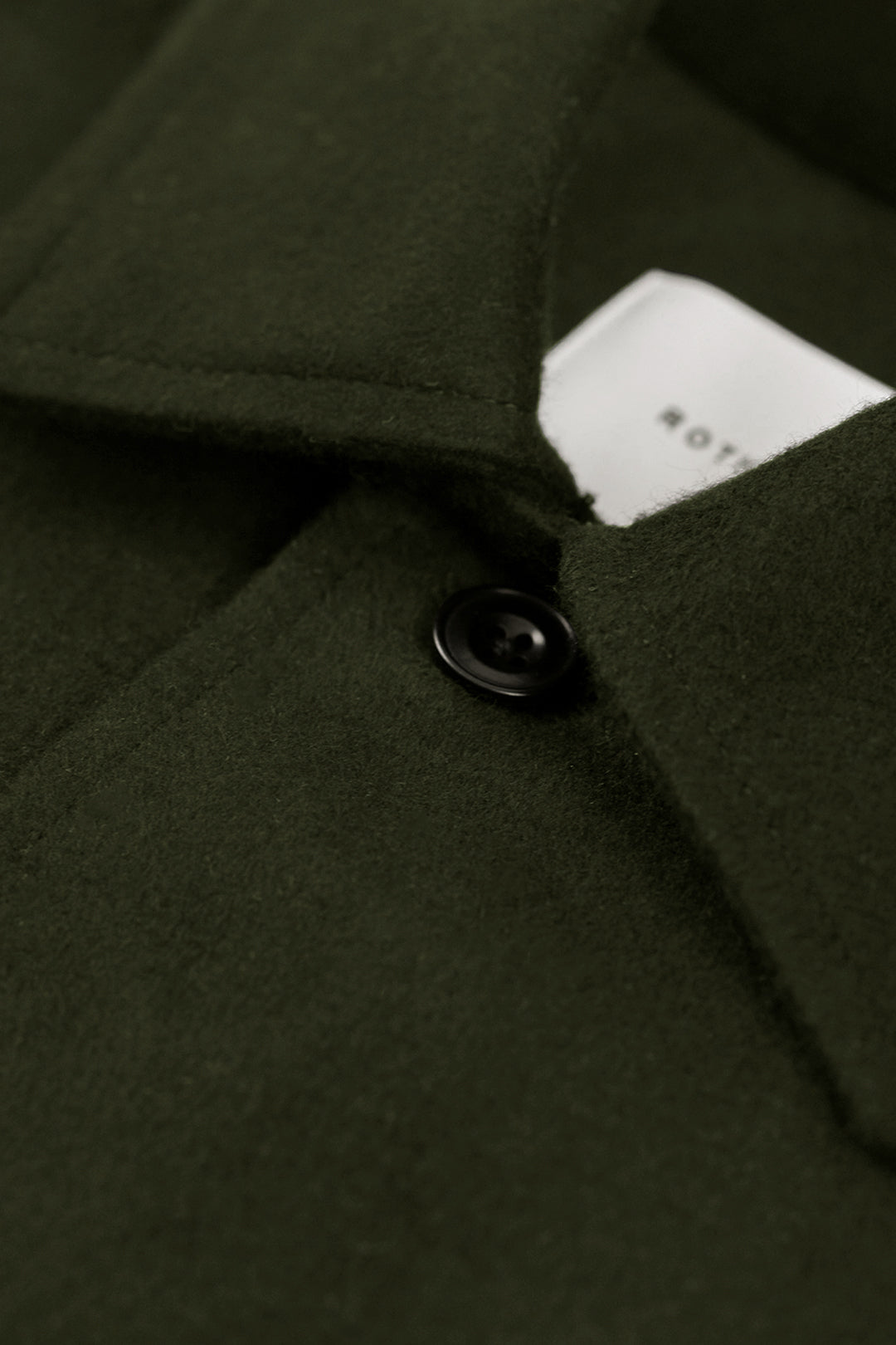 Dark green Moleskin jacket made from 100% organic cotton from Rotholz