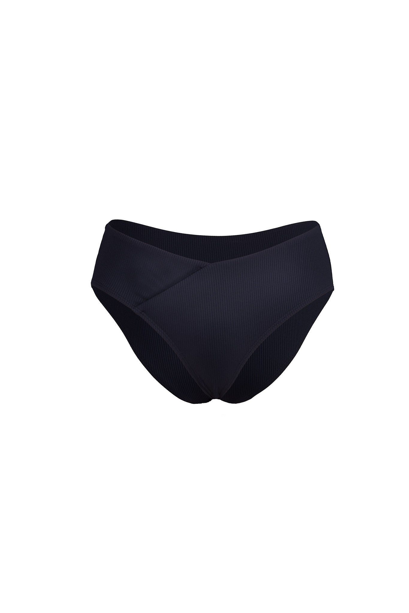 Dark blue bikini bottom hybrid made of recycled polyamide from MOYA KALA