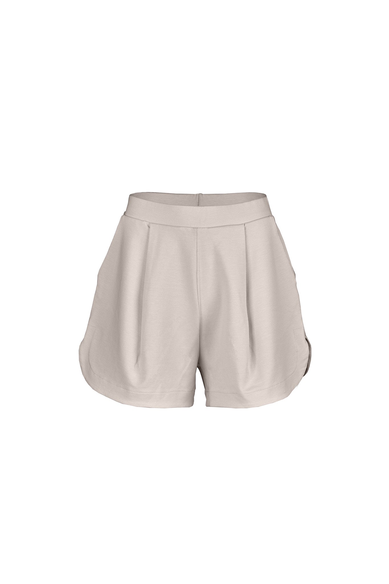 White Fornal shorts made of lyocell by MOYA KALA 