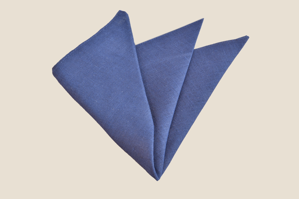 Pochette blu scuro / blue pocket square