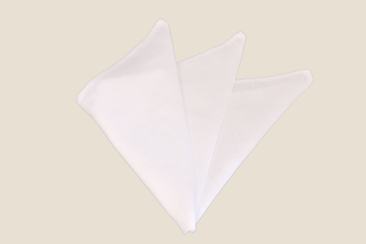 Pochette bianco / white pocket square