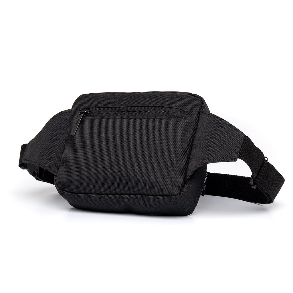 Black Reef Crossbody bum bag made from recycled PET by Lefrik