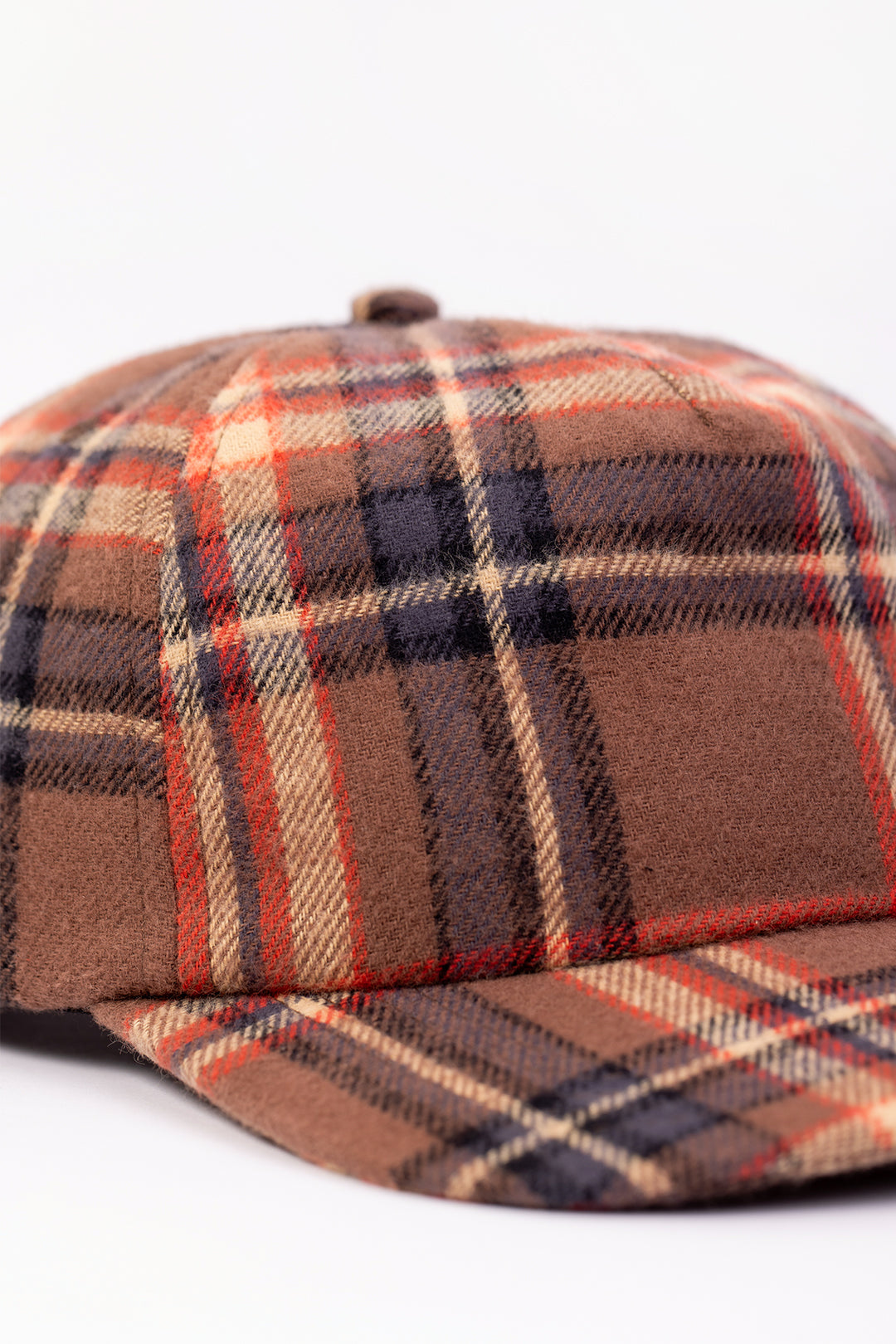 Flannel Floppy Cap Checked made from 100% organic cotton from Rotholz