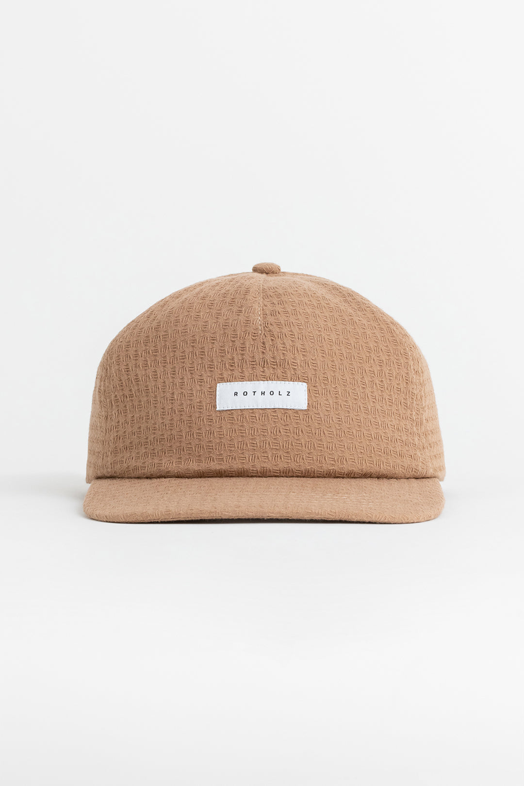 Light brown floppy cap made from 100% organic cotton from Rotholz