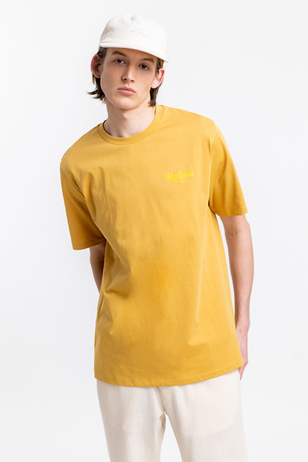 Retro Logo T-Shirt Mustard Yellow