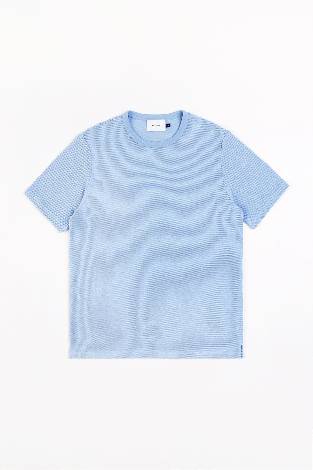 T-shirt bleu clair en coton 100% biologique de Rotholz