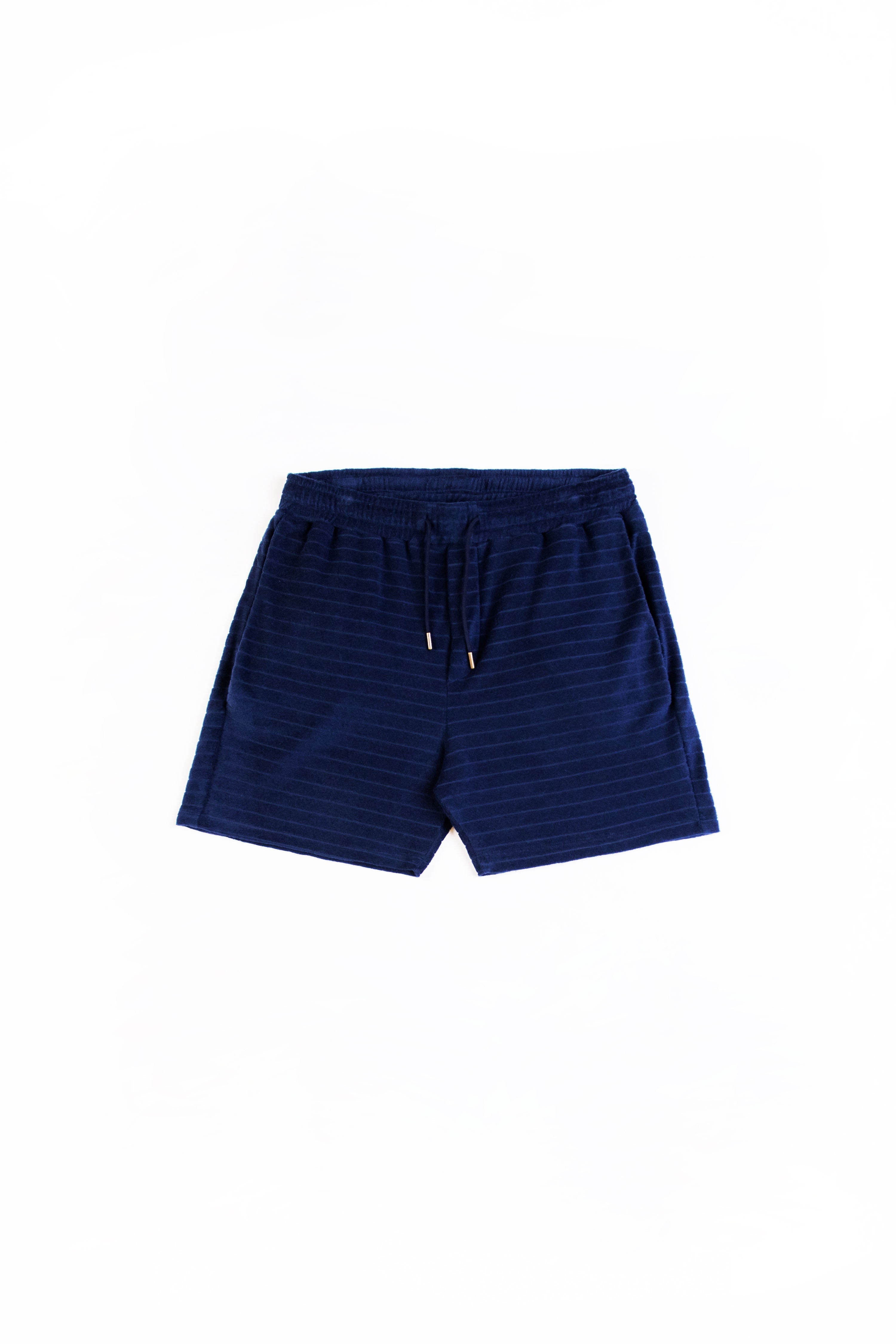 Dark blue sweat shorts made from 100% organic cotton from Rotholz