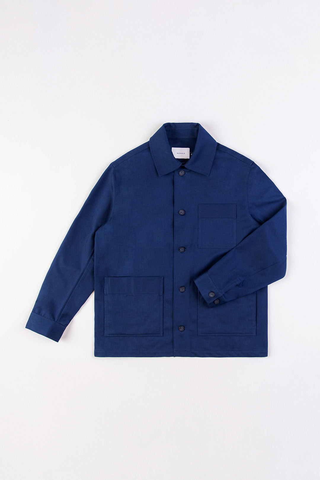 Dark blue workwear jacket made of organic cotton from Rotholz