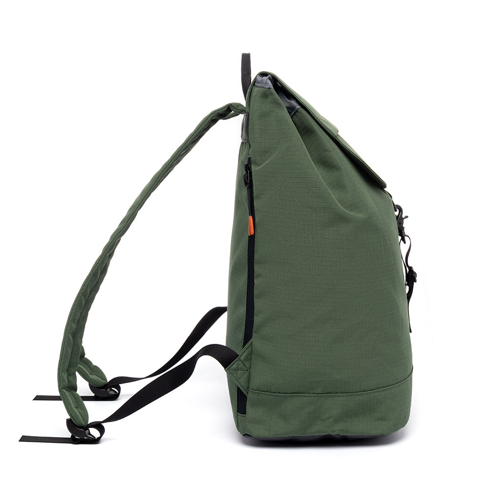 Green Scout Metal Vandra backpack made from recycled PET from Lefrik