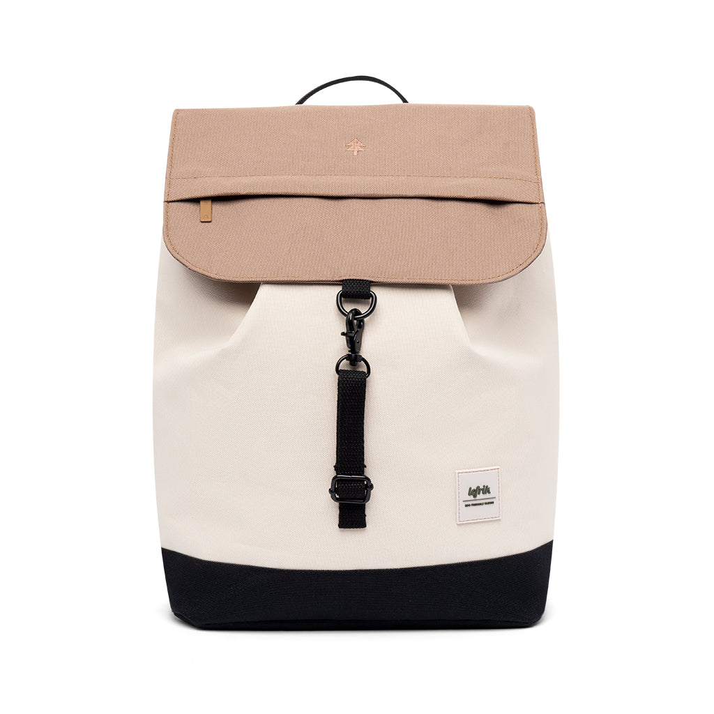 Beige Scout Metal backpack made from recycled PET from Lefrik