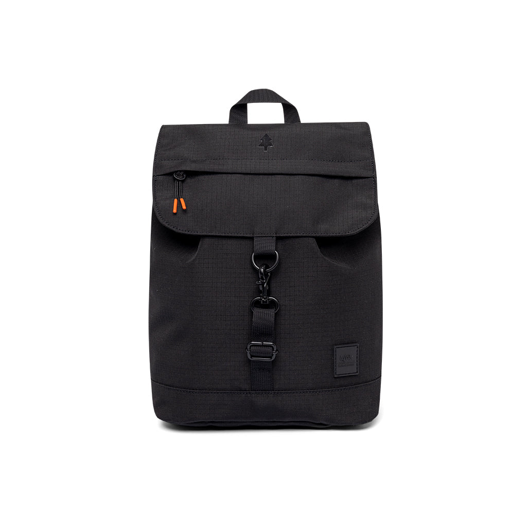 Black Scout Mini Vandra backpack made from recycled PET from Lefrik