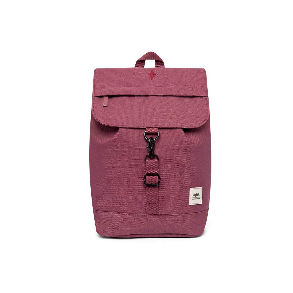 Red Scout Mini backpack made from recycled PET from Lefrik