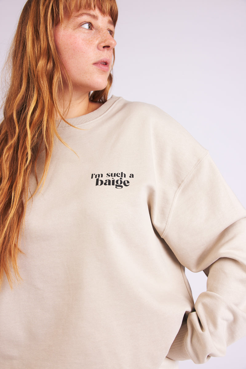 Natural colored sweater Such a baige made from 100% organic cotton by Baige the Label