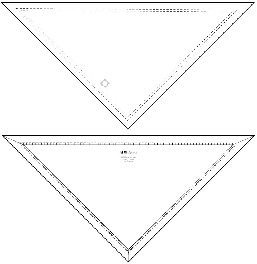 SEM Schwarzes Triangle Bandana