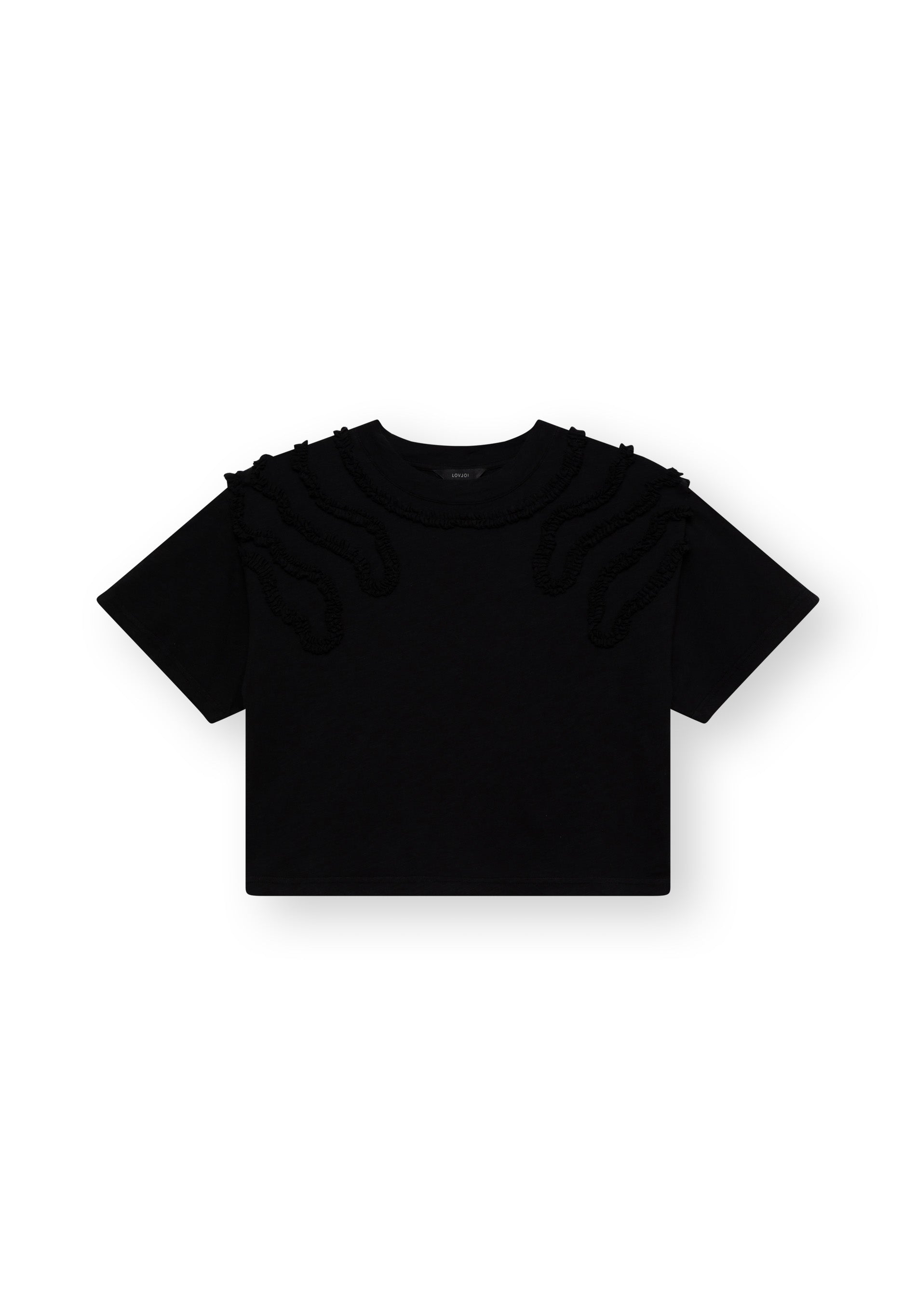 T-Shirt MEXINE in schwarz von LOVJOI aus Bio Baumwolle
