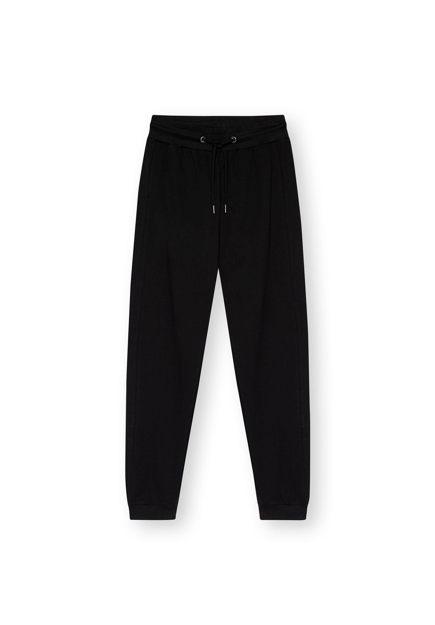 Black organic cotton jogging pants TT1015 from Thokkthokk