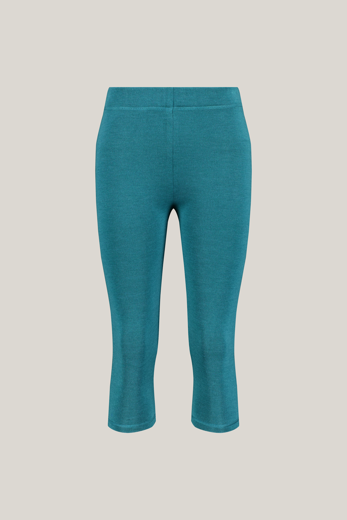 Turquoise blue leggings Freya 3/4 limited edition made of Merino &amp; Tencel from Tidløs
