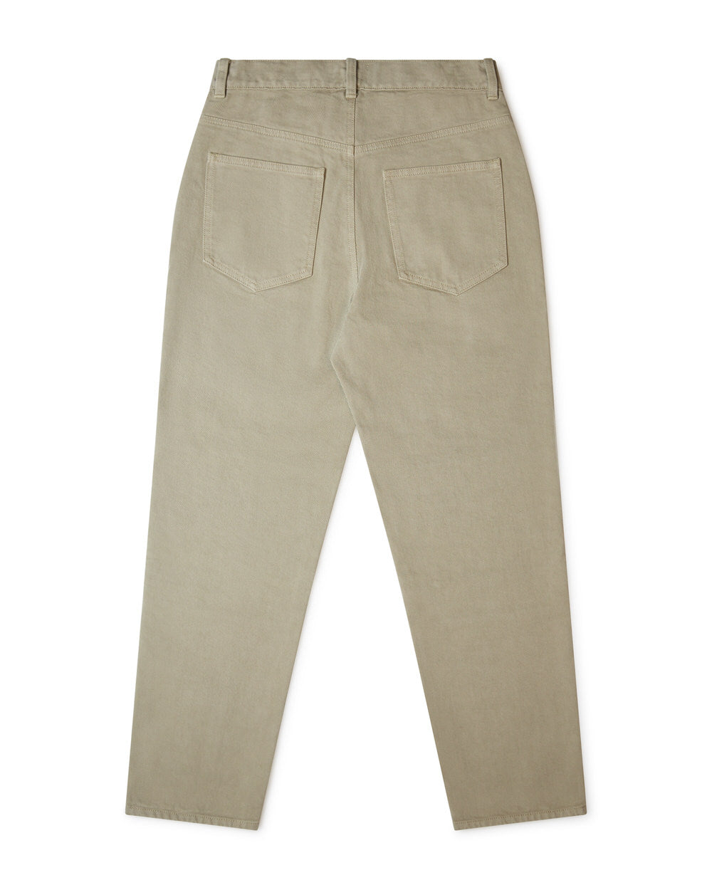Beige, straight trousers wild sage made from organic cotton by Matona
