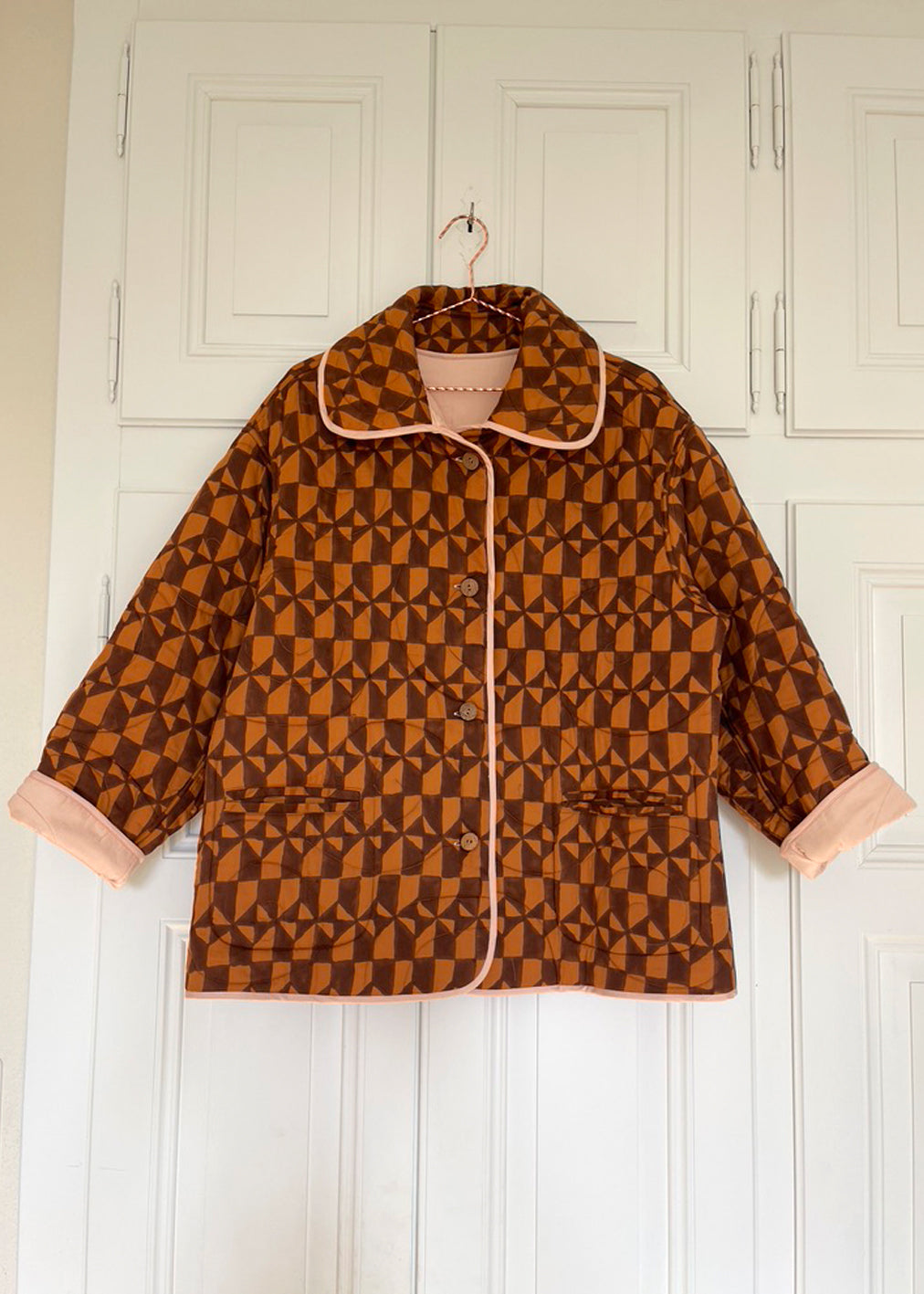 Shell and Tile reversible jacket