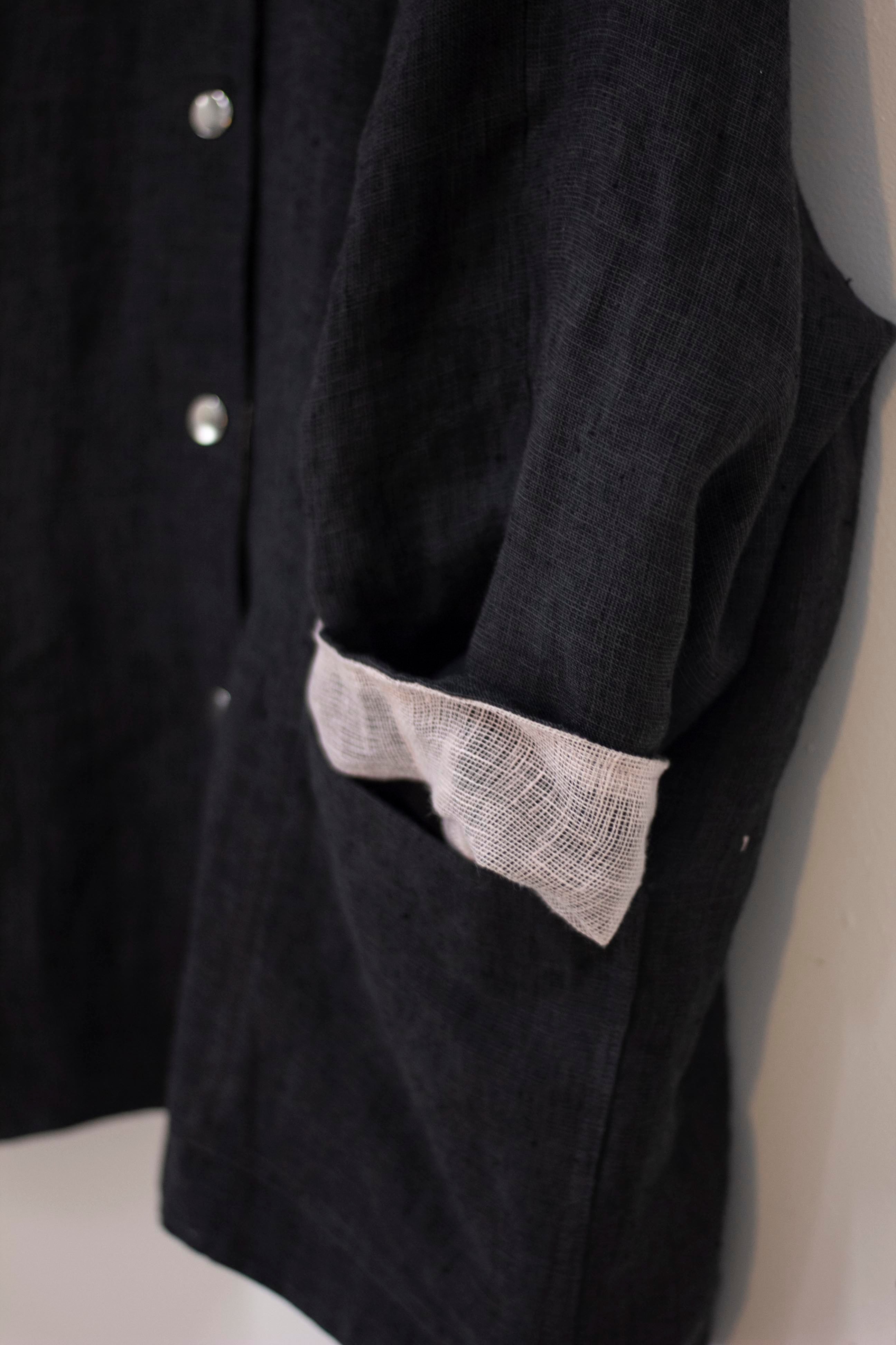 Reversible blazer “Loosie” made of 100% linen