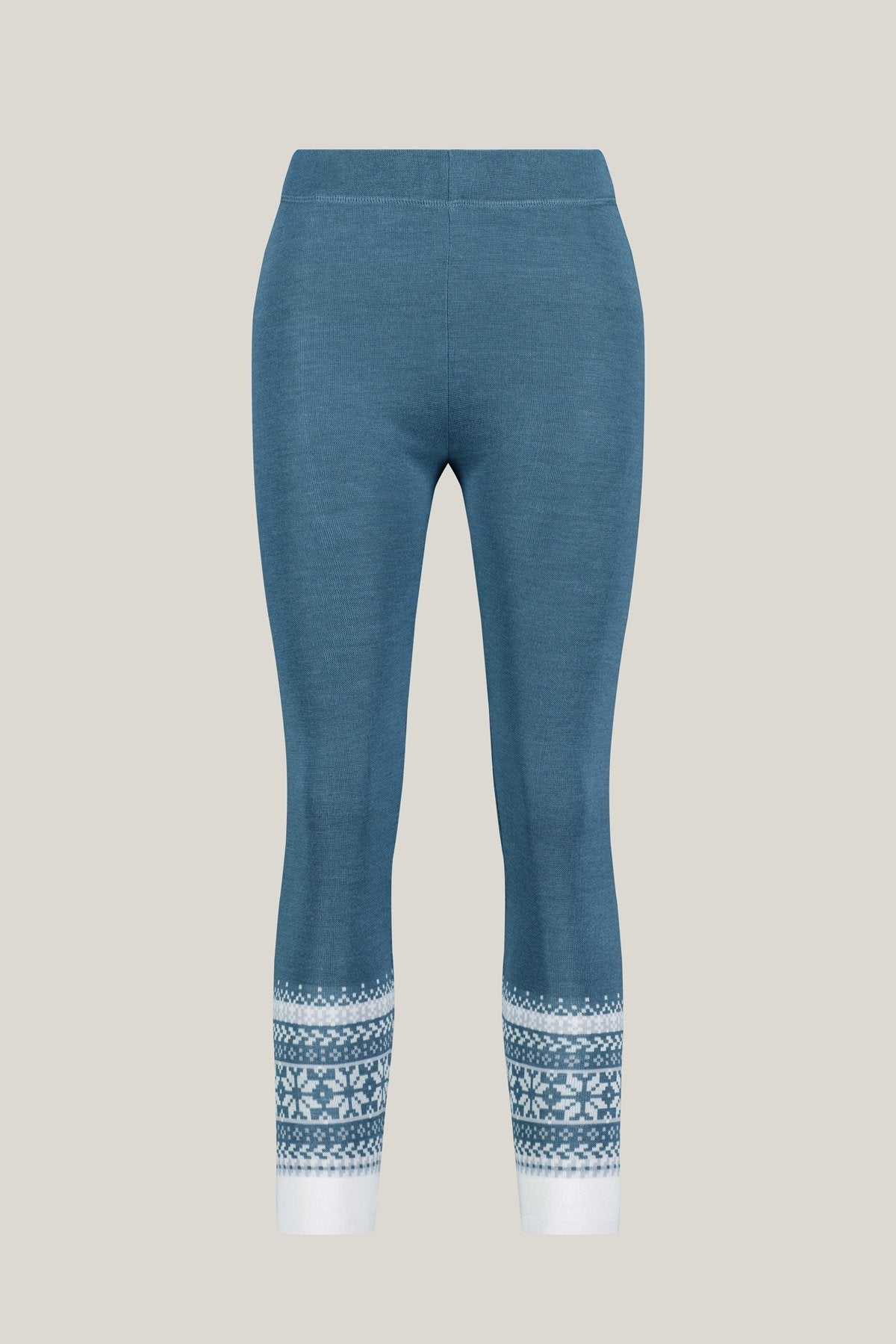 Gray-blue Astrid leggings made of Merino &amp; Tencel from Tidløs