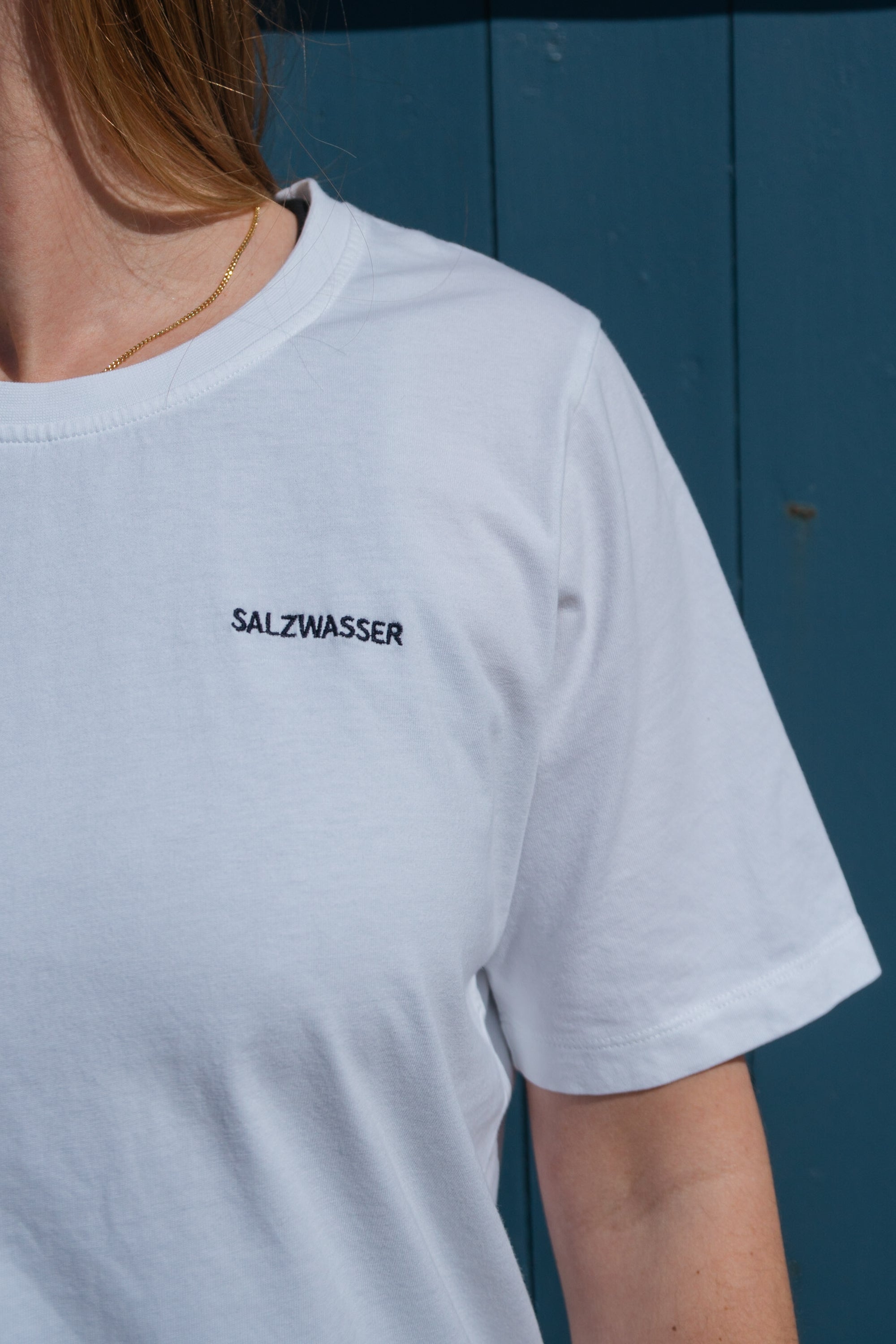 T-shirt Lova White en coton biologique de Salzwasser