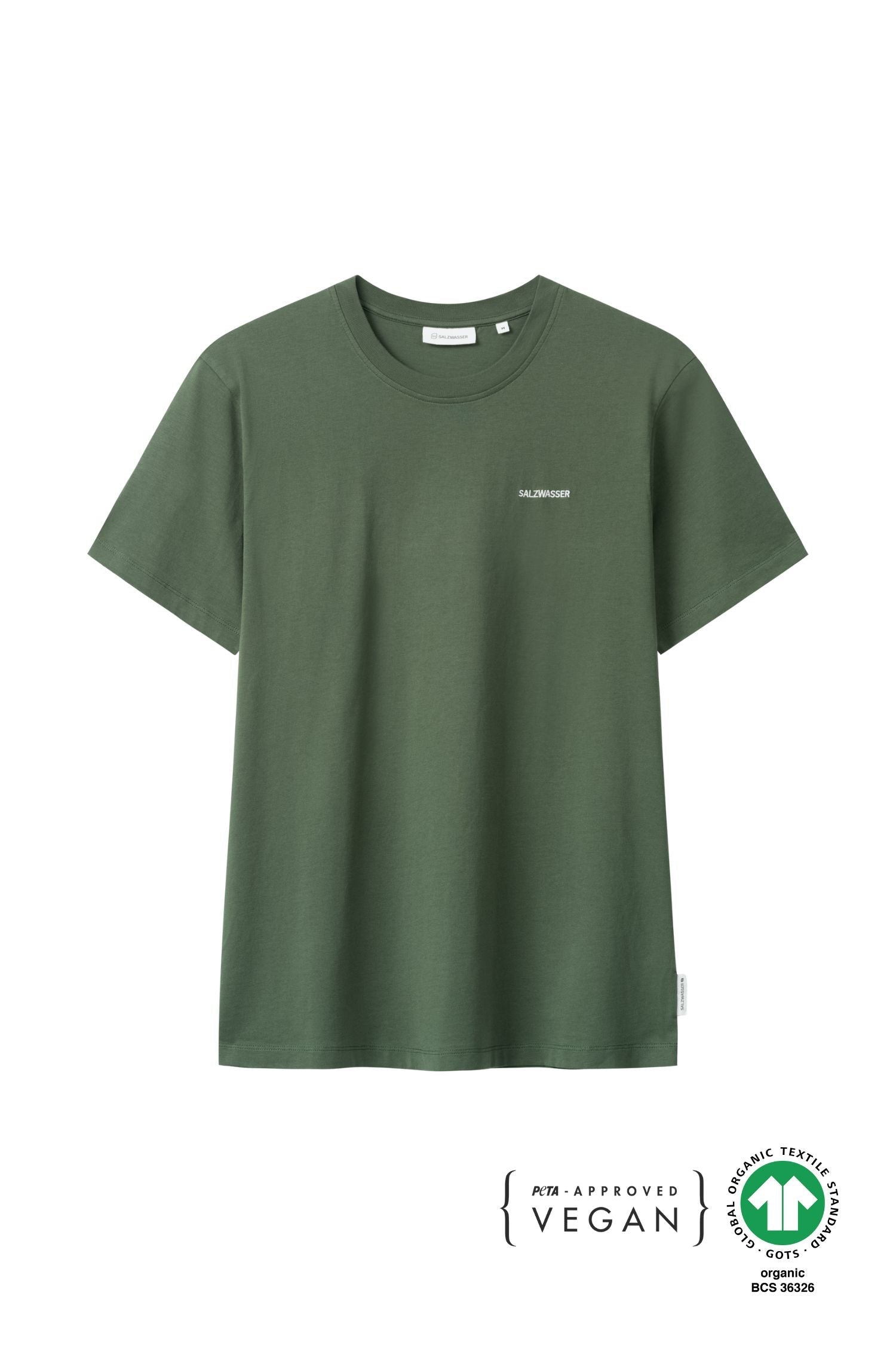 T-Shirt Jonte Oliv aus Bio Baumwolle von Salzwasser